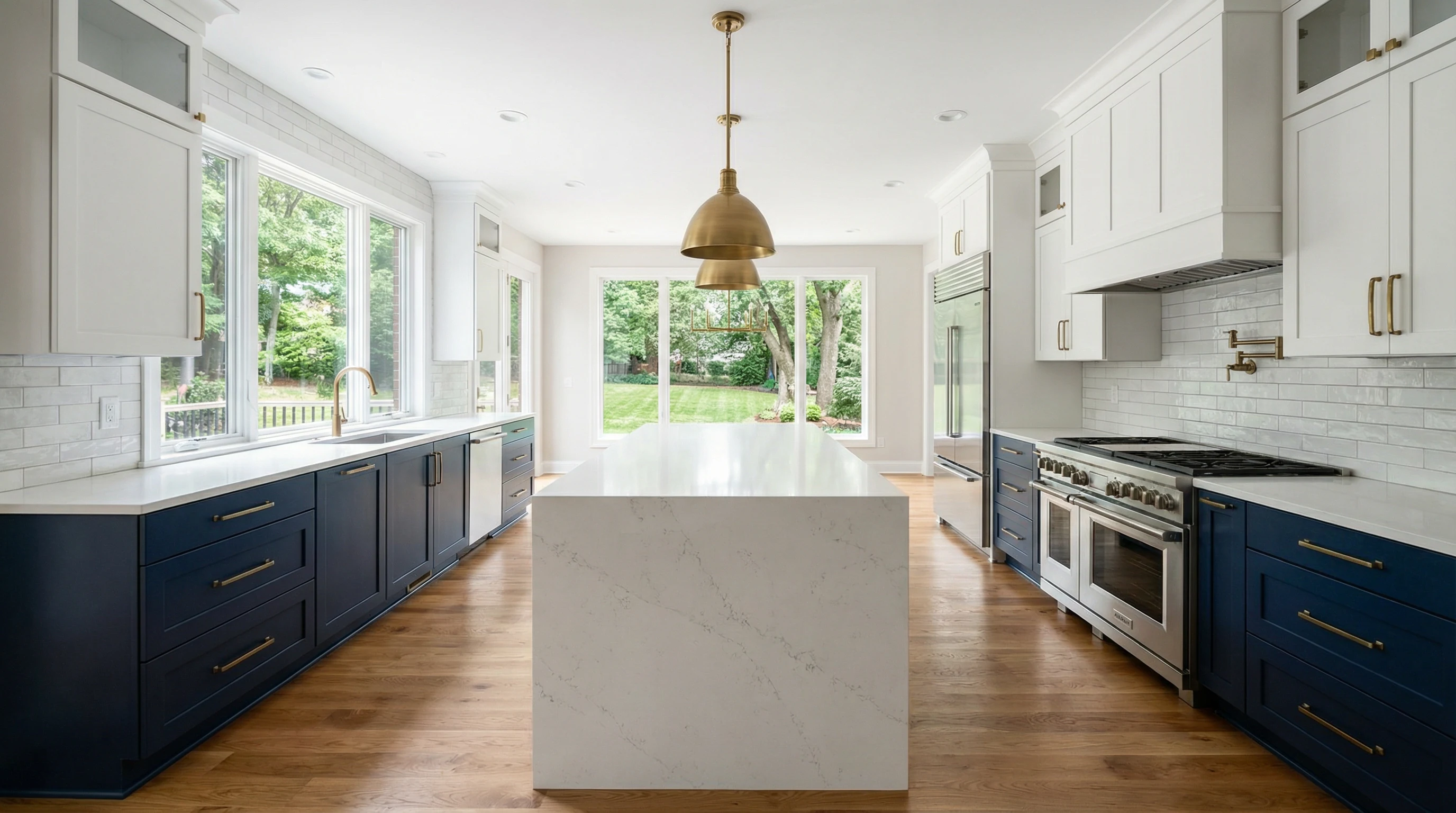 Beautifully remodeled kitchen in a Summit County Ohio home